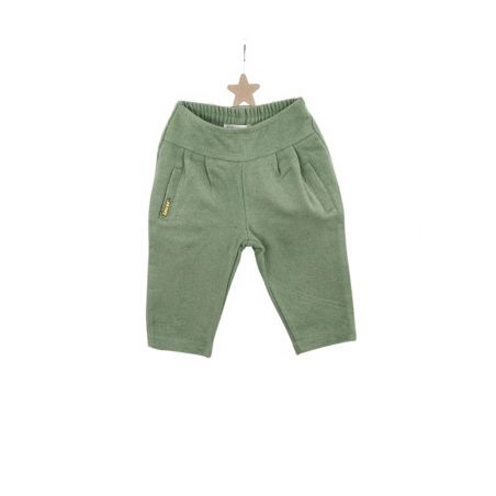 Pantalon vert élastiqué bébé fille