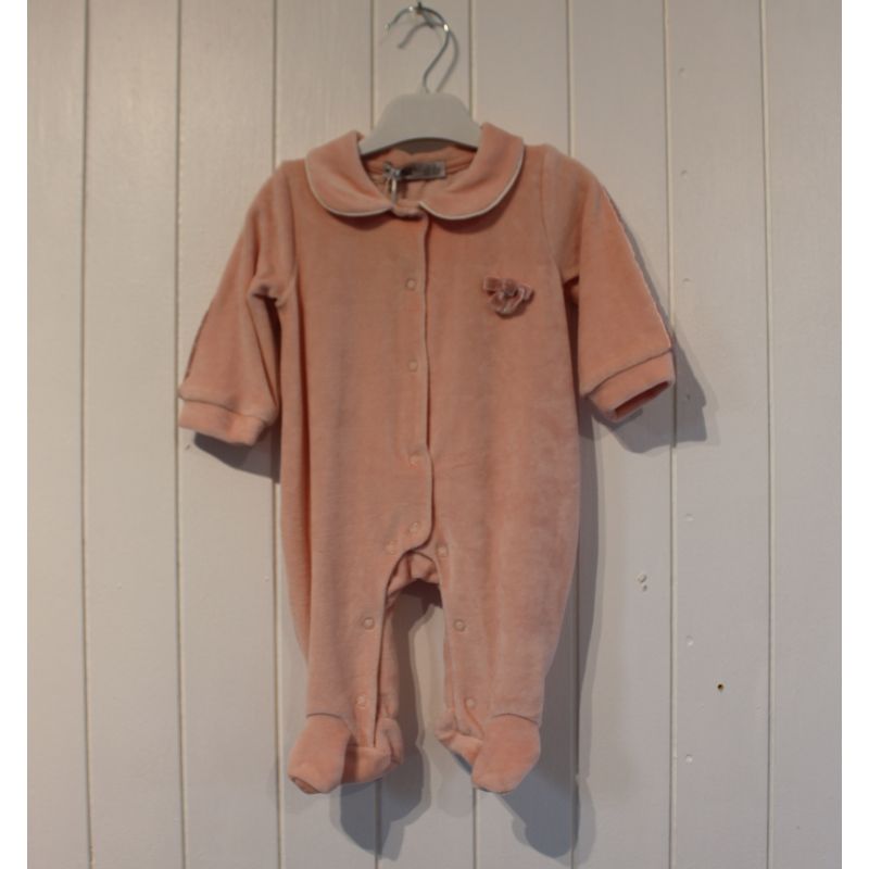 Nouvelle collection - Pyjama 1 pièce rose bébé fille